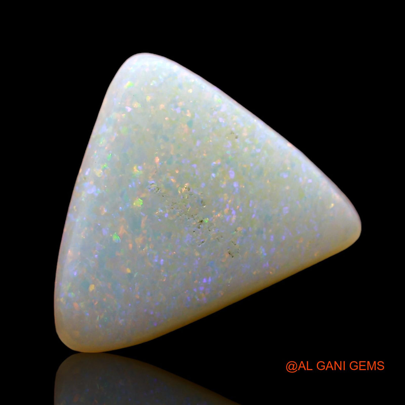 4.00 Cts Natural Australian Fire Opal Trillion Cabochon Loose Gemstone For Jewelry 13x11x4 mm AE-120