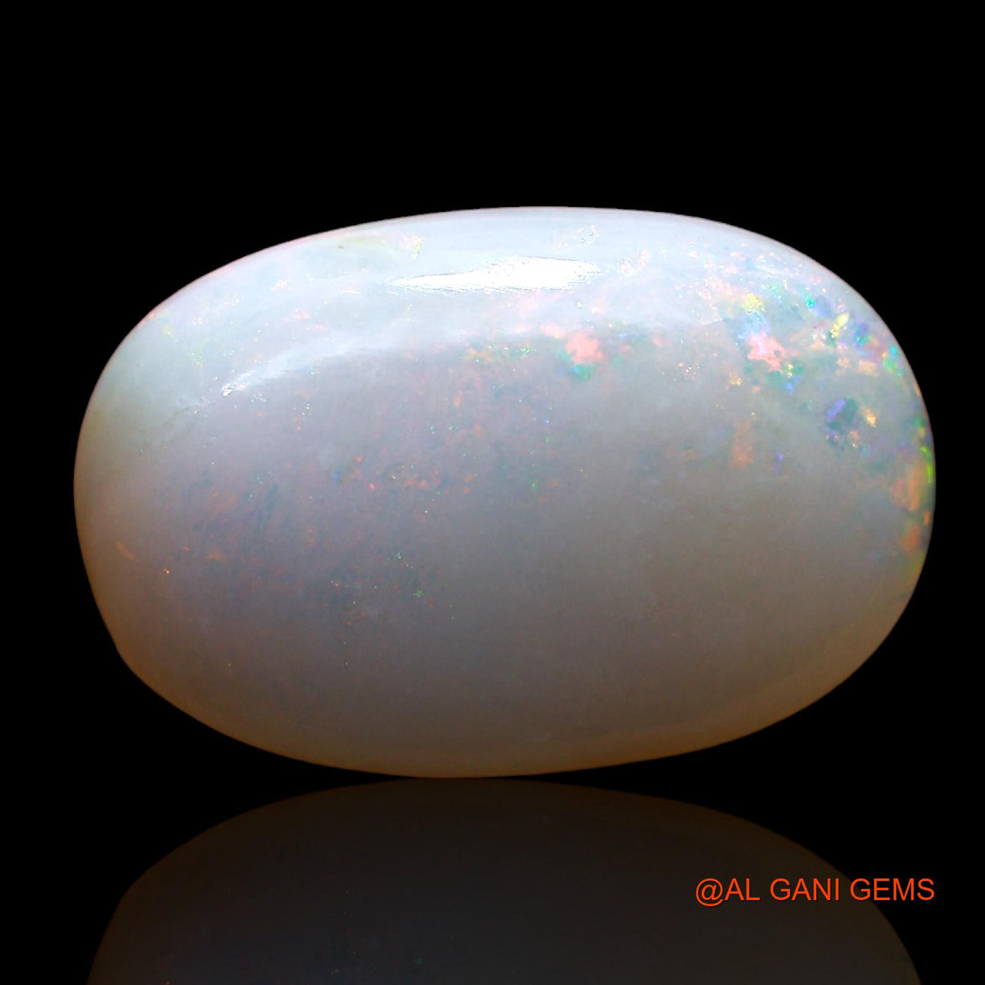 4.00 Cts Natural Australian Fire Opal Loose Gemstone Oval Cabochon 16x10x3 mm AE-121