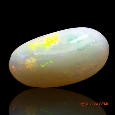 4.00 Cts Unheated Australian Fire Opal Loose Gemstone Oval Cabochon Natural 16x8x5 mm AE-124