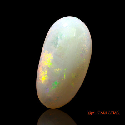 4.00 Cts Unheated Australian Fire Opal Loose Gemstone Oval Cabochon Natural 16x8x5 mm AE-124
