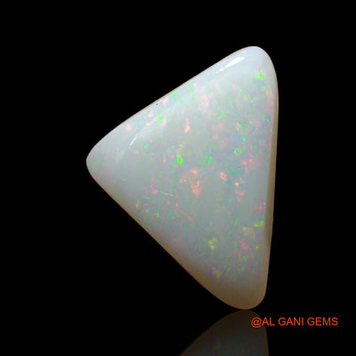 4.00 Cts Natural Australian Fire Opal Loose Gemstone Trillion Cabochon 12x11x4 mm AE-125