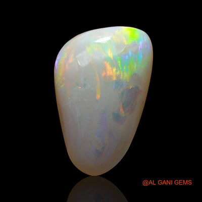 3.00 Cts Natural Australian Fire Opal Loose Gemstone Fancy Cabochon 15x9x4 mm AE-126