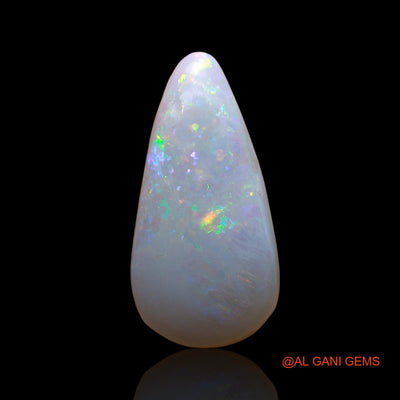 2.00 Cts Natural Australian Fire Opal Loose Gemstone Pear Cabochon 16x8x3 mm AE-127