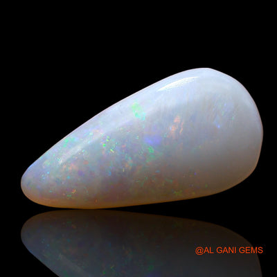 2.00 Cts Natural Australian Fire Opal Loose Gemstone Pear Cabochon 16x8x3 mm AE-127