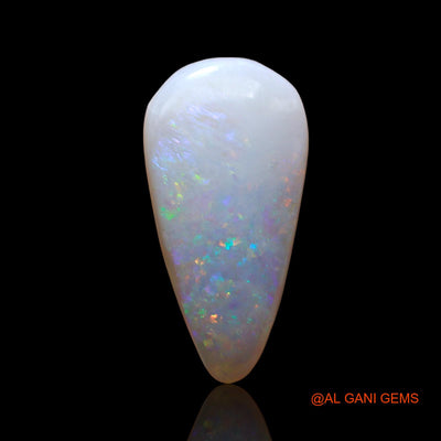 2.00 Cts Natural Australian Fire Opal Loose Gemstone Pear Cabochon 16x8x3 mm AE-127