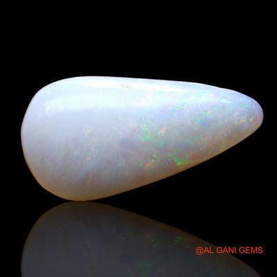 2.00 Cts Natural Australian Fire Opal Loose Gemstone Pear Cabochon 16x8x3 mm AE-127