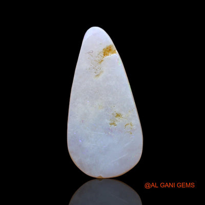 2.00 Cts Natural Australian Fire Opal Loose Gemstone Pear Cabochon 16x8x3 mm AE-127
