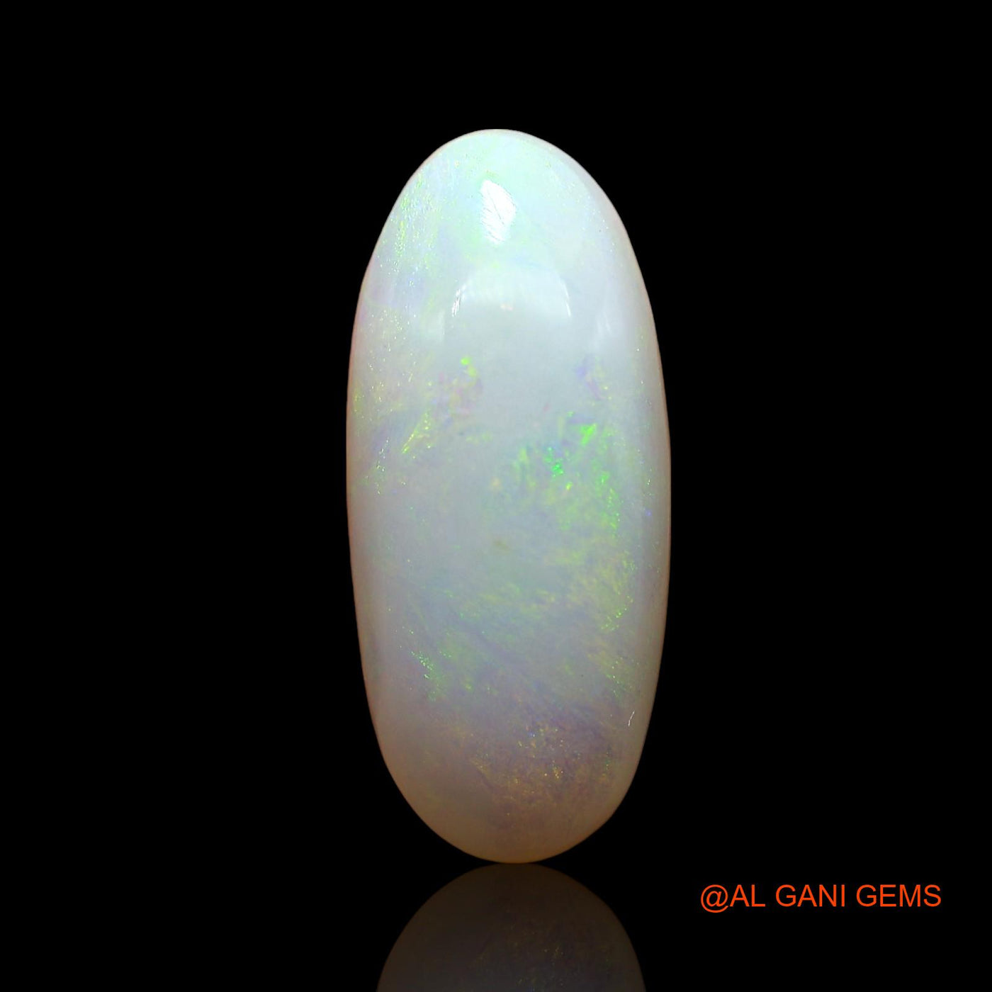 Natural Untreated Fire Opal Loose Gemstone Oval Cabochon From Australia 3.00 Cts 17x8x4 mm AE-128