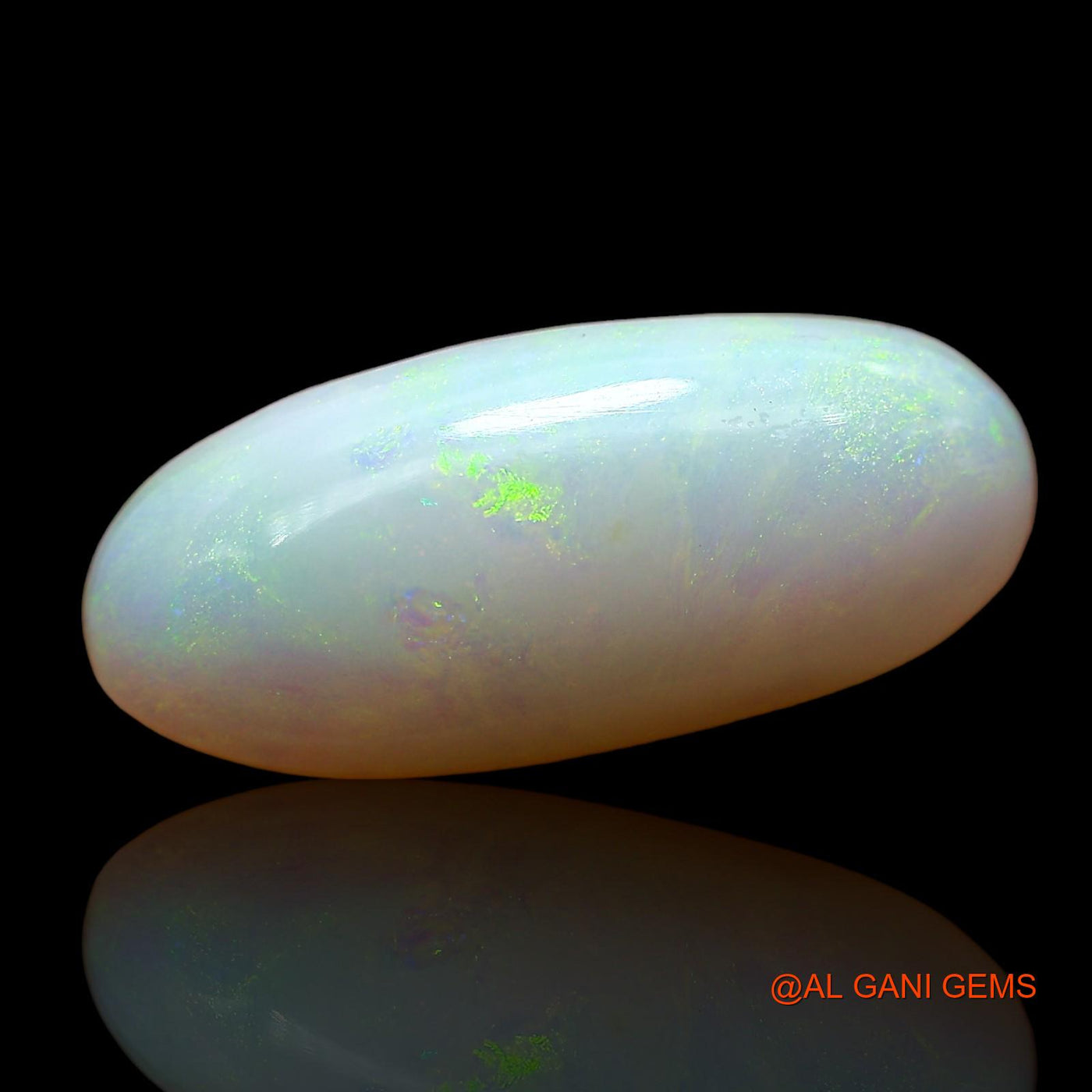 Natural Untreated Fire Opal Loose Gemstone Oval Cabochon From Australia 3.00 Cts 17x8x4 mm AE-128
