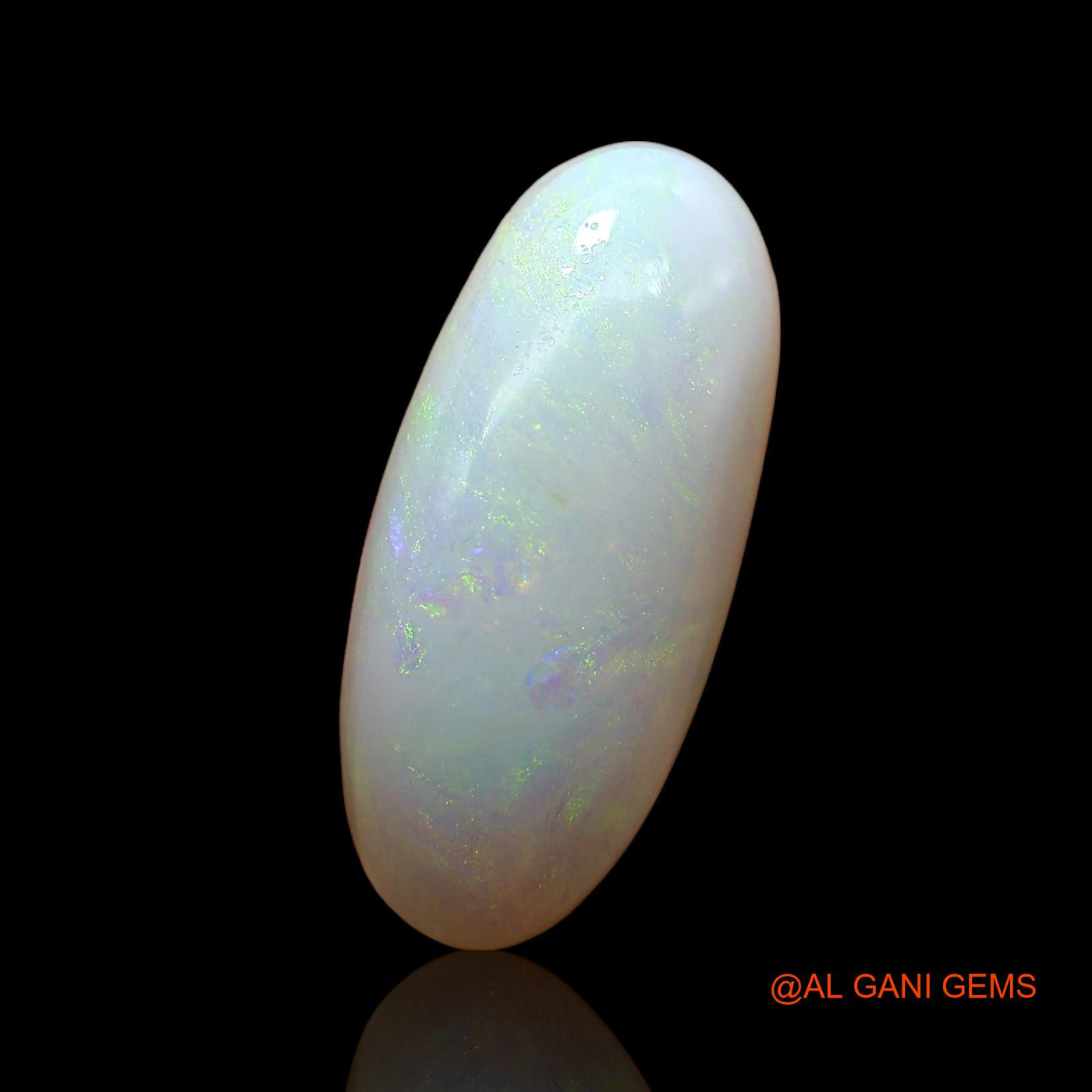 Natural Untreated Fire Opal Loose Gemstone Oval Cabochon From Australia 3.00 Cts 17x8x4 mm AE-128