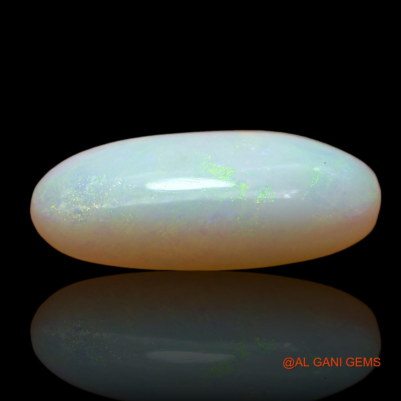 Natural Untreated Fire Opal Loose Gemstone Oval Cabochon From Australia 3.00 Cts 17x8x4 mm AE-128