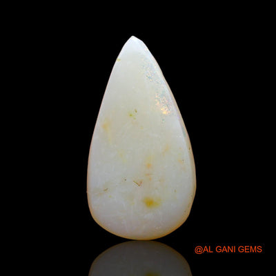 3.00 Cts Natural Australian Fire Opal Loose Gemstone Pear Cabochon 16x8x3 mm AE-129