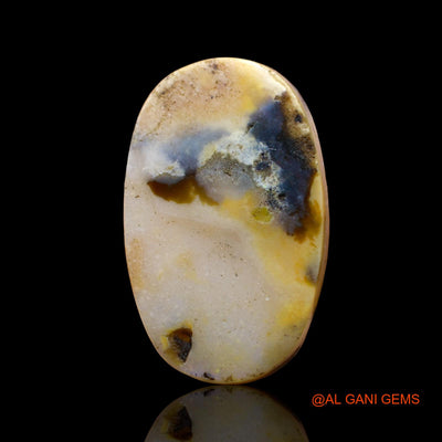 Natural Fire Opal Gemstone 14.00 Cts Loose Oval Cabochon From Australia 22x13x6 mm AE-12