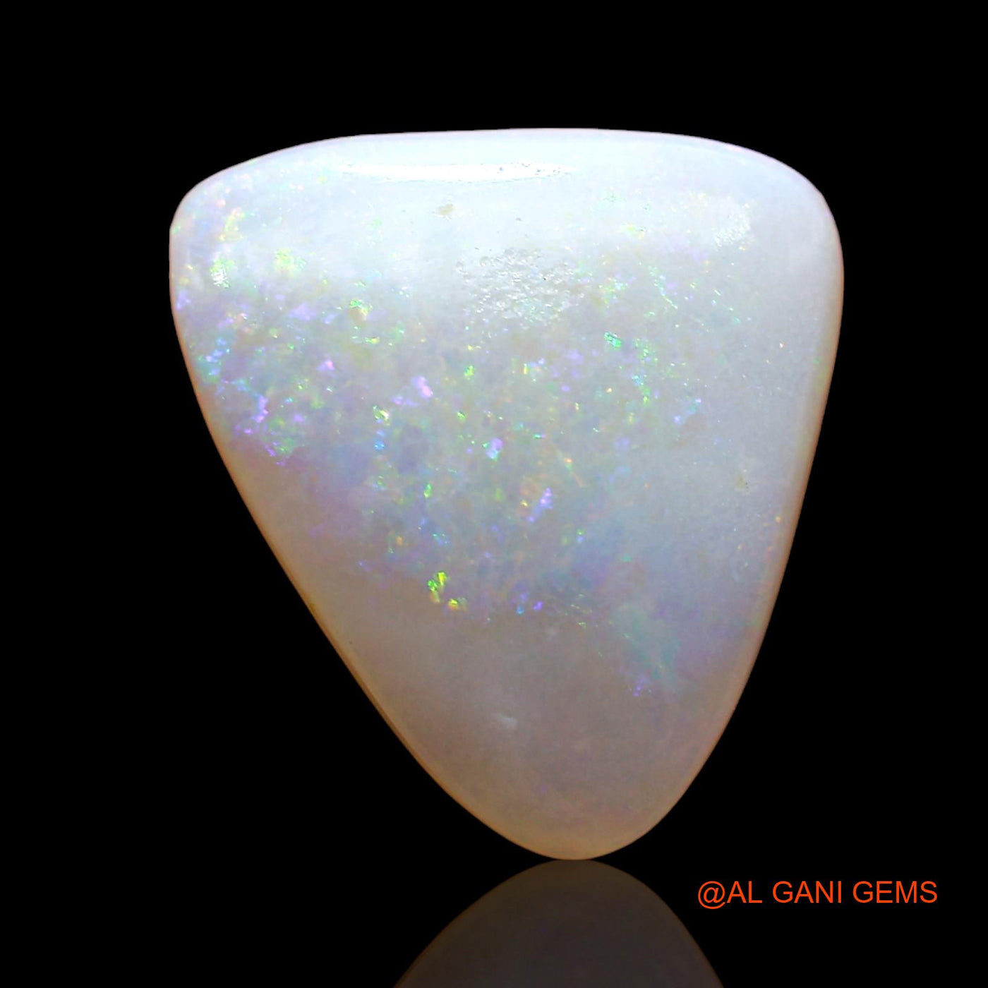 3.00 Cts Natural Australian Fire Opal Trillion Cabochon Loose Gemstone For Jewelry 13x11x3 mm AE-130