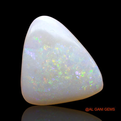 3.00 Cts Natural Australian Fire Opal Trillion Cabochon Loose Gemstone For Jewelry 13x11x3 mm AE-130