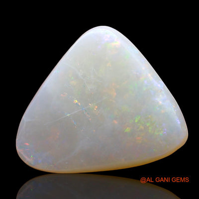 3.00 Cts Natural Australian Fire Opal Trillion Cabochon Loose Gemstone For Jewelry 13x11x3 mm AE-130