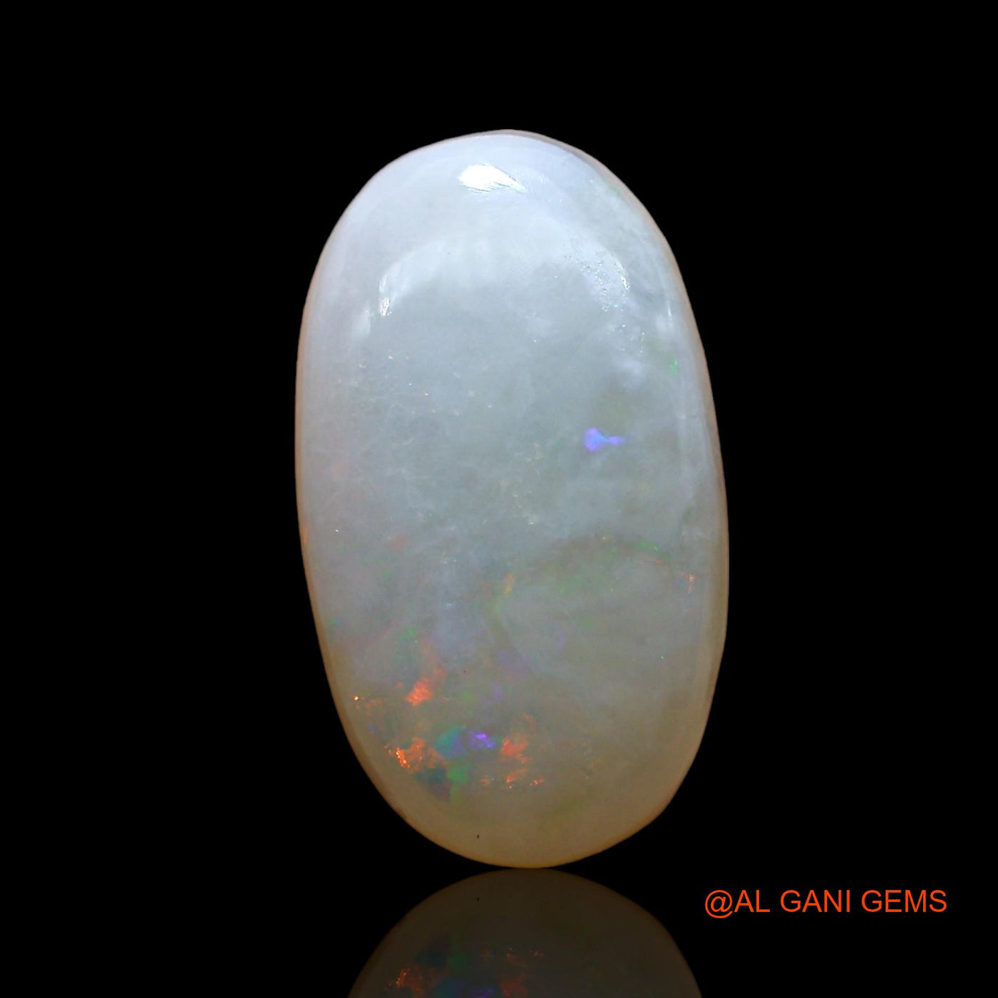 4.00 Cts Natural Australian Fire Opal Loose Gemstone Oval Cabochon 15x9x4 mm AE-131