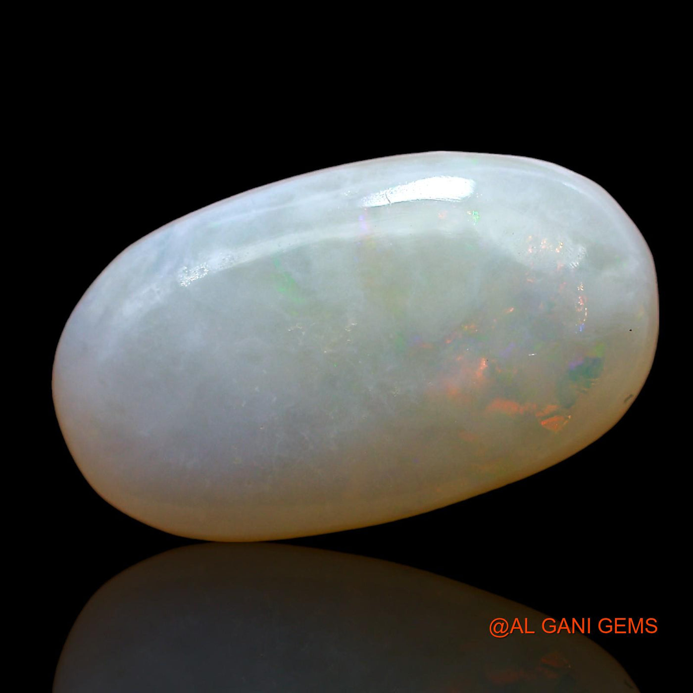 4.00 Cts Natural Australian Fire Opal Loose Gemstone Oval Cabochon 15x9x4 mm AE-131