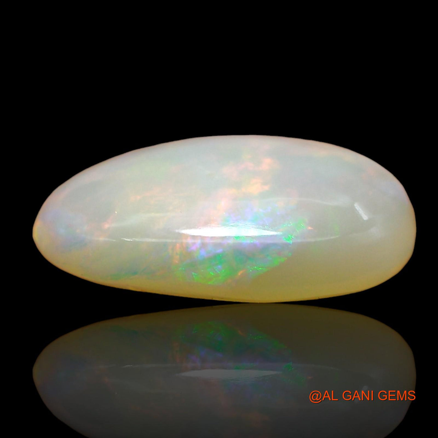 4.00 Cts Unheated Australian Fire Opal Loose Gemstone Oval Cabochon Natural 15x9x4 mm AE-132