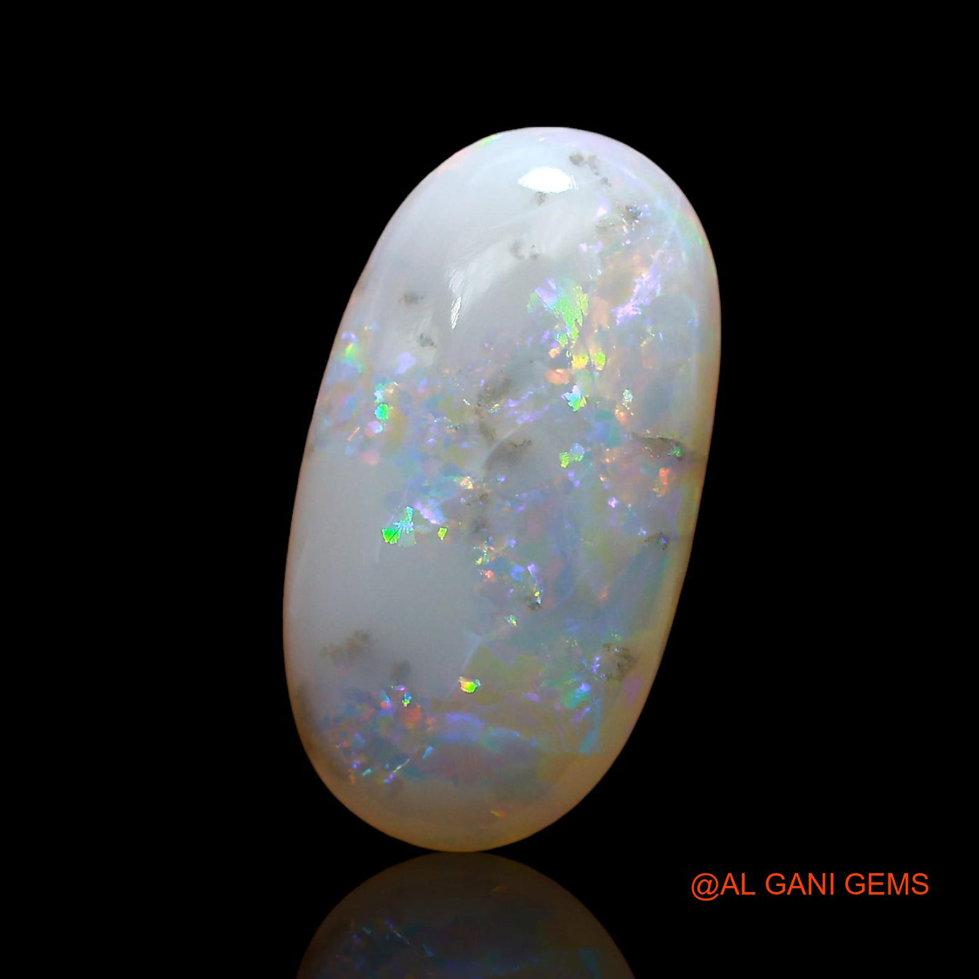 Natural Untreated Fire Opal Loose Gemstone Oval Cabochon From Australia 3.00 Cts 16x8x4 mm AE-133