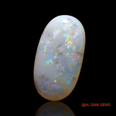 Natural Untreated Fire Opal Loose Gemstone Oval Cabochon From Australia 3.00 Cts 16x8x4 mm AE-133