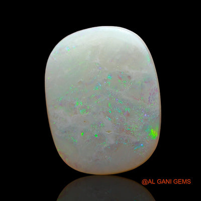Natural Untreated Fire Opal Loose Gemstone Oval Cabochon From Australia 3.00 Cts 14x11x2 mm AE-134