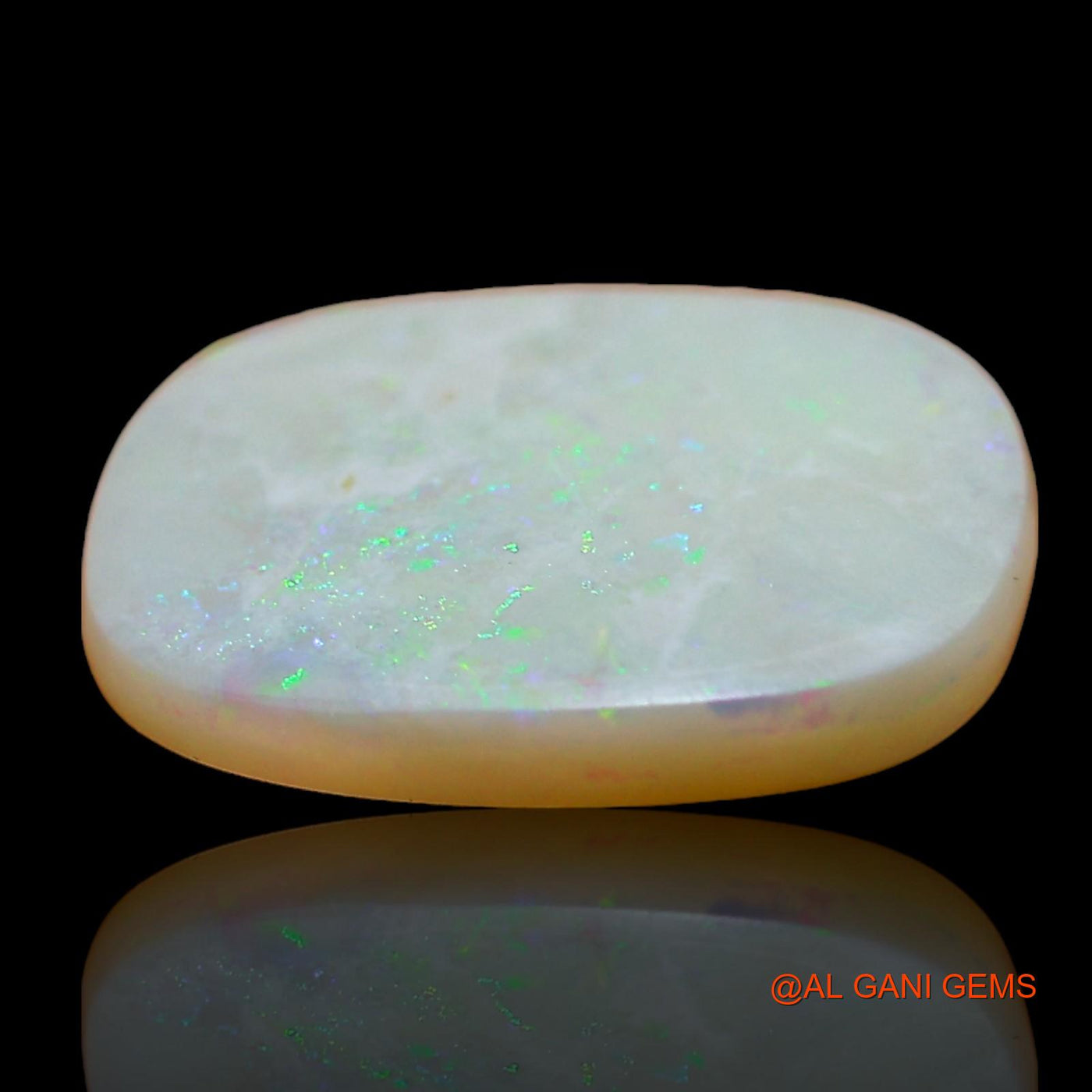 Natural Untreated Fire Opal Loose Gemstone Oval Cabochon From Australia 3.00 Cts 14x11x2 mm AE-134