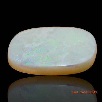 Natural Untreated Fire Opal Loose Gemstone Oval Cabochon From Australia 3.00 Cts 14x11x2 mm AE-134
