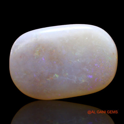 Natural Fire Opal Gemstone 2.00 Cts Loose Oval Cabochon From Australia 15x10x2 mm AE-136