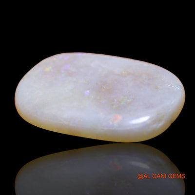 Natural Fire Opal Gemstone 2.00 Cts Loose Oval Cabochon From Australia 15x10x2 mm AE-136