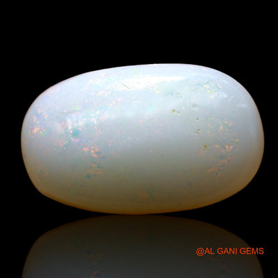 4.00 Cts Unheated Australian Fire Opal Loose Gemstone Oval Cabochon Natural 14x9x5 mm AE-137