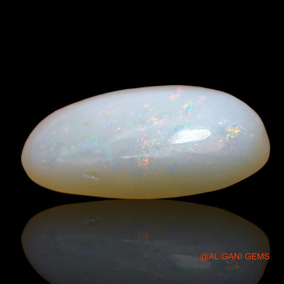 4.00 Cts Unheated Australian Fire Opal Loose Gemstone Oval Cabochon Natural 14x9x5 mm AE-137