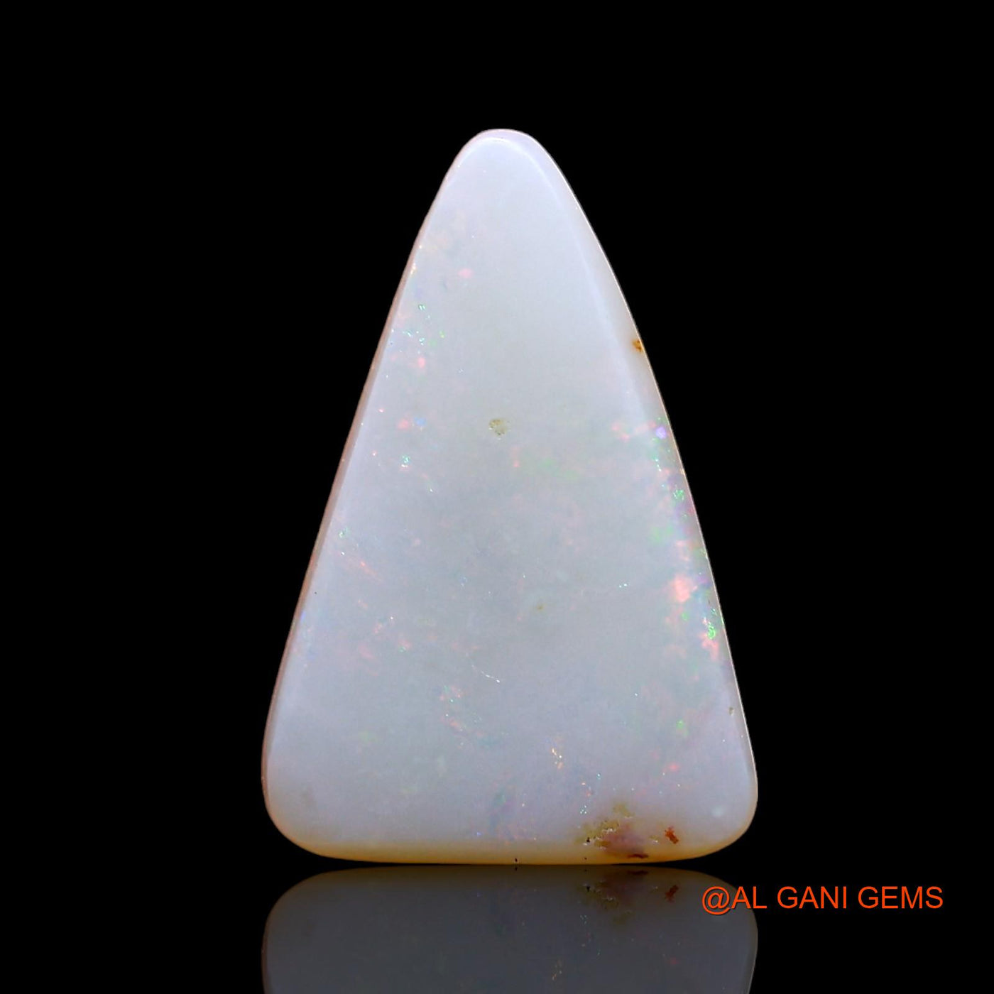 2.00 Cts Natural Australian Fire Opal Loose Gemstone Trillion Cabochon 14x9x3 mm AE-138