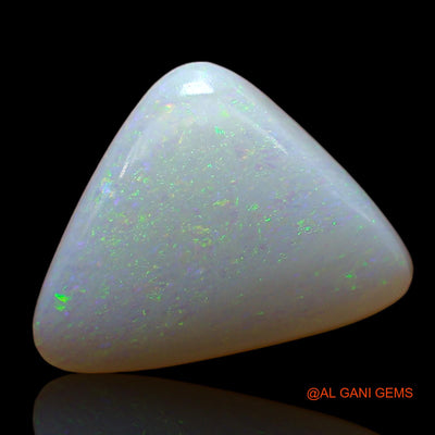 Natural Untreated Fire Opal Loose Gemstone Trillion Cabochon From Australia 2.00 Cts 13x10x3 mm AE-139