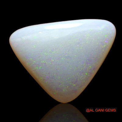 Natural Untreated Fire Opal Loose Gemstone Trillion Cabochon From Australia 2.00 Cts 13x10x3 mm AE-139