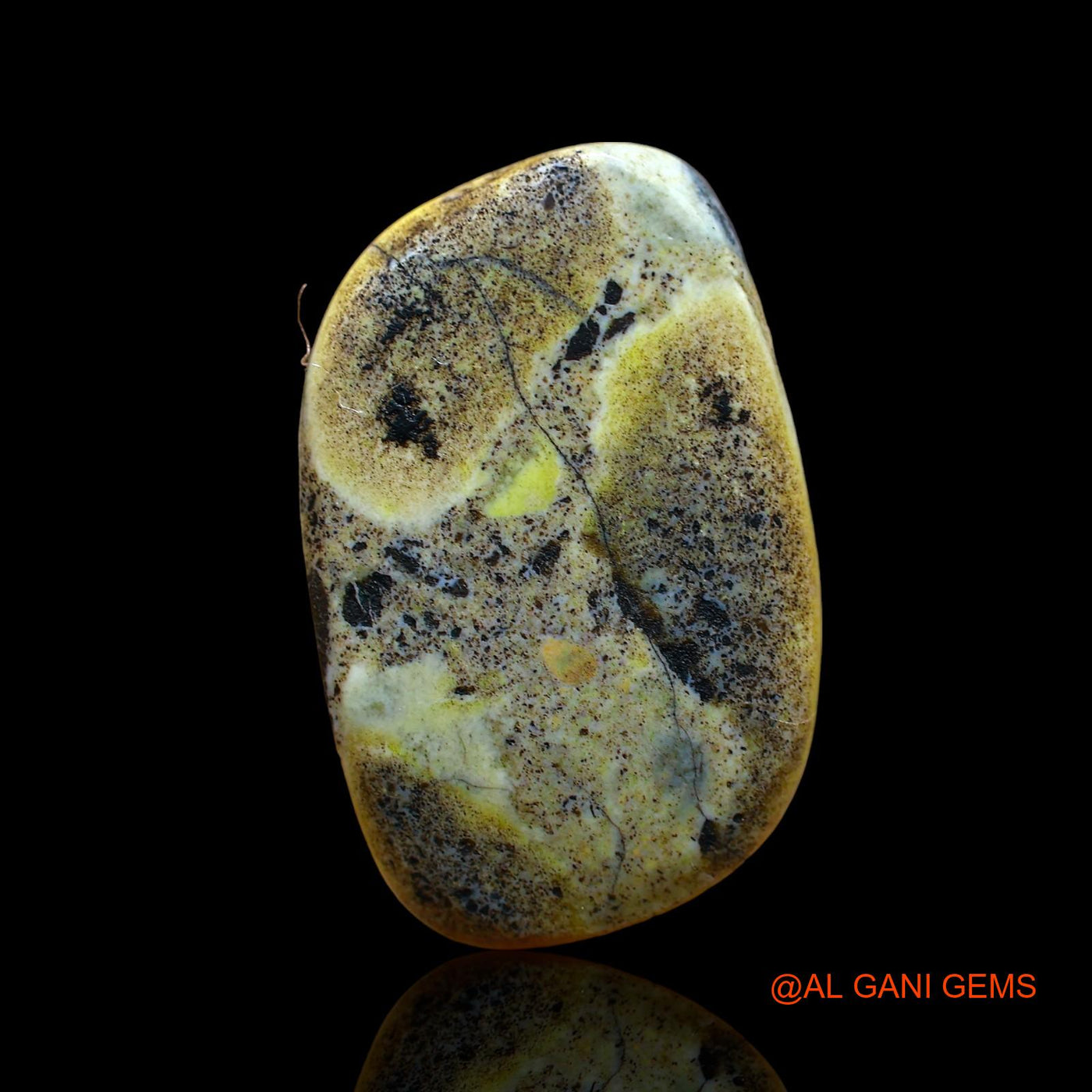 Natural Untreated Fire Opal Loose Gemstone Fancy Cabochon From Australia 9.00 Cts 22x14x3 mm AE-13