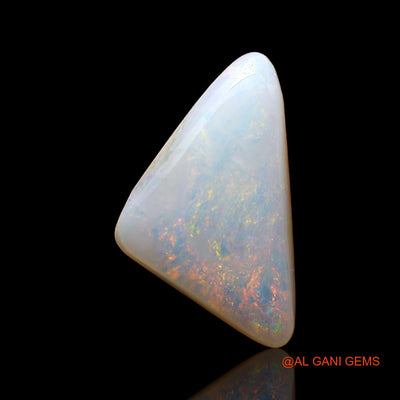 3.00 Cts Natural Australian Fire Opal Trillion Cabochon Loose Gemstone For Jewelry 15x9x4 mm AE-140