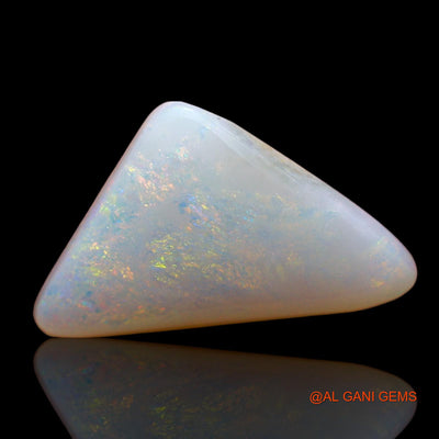 3.00 Cts Natural Australian Fire Opal Trillion Cabochon Loose Gemstone For Jewelry 15x9x4 mm AE-140