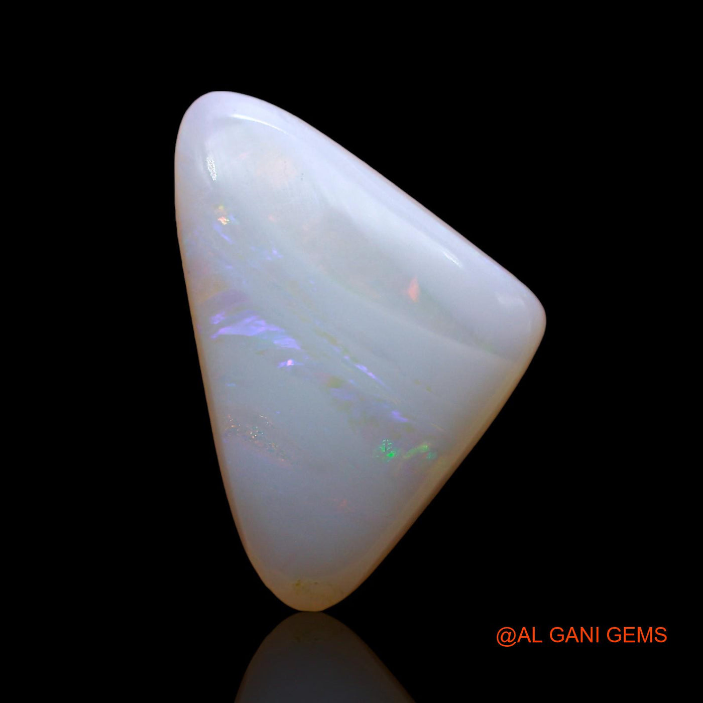 2.00 Cts Natural Australian Fire Opal Loose Gemstone Trillion Cabochon 15x10x3 mm AE-141
