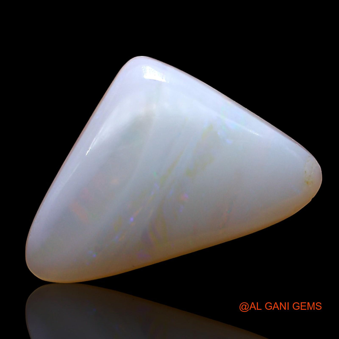 2.00 Cts Natural Australian Fire Opal Loose Gemstone Trillion Cabochon 15x10x3 mm AE-141