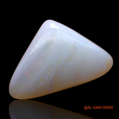 2.00 Cts Natural Australian Fire Opal Loose Gemstone Trillion Cabochon 15x10x3 mm AE-141