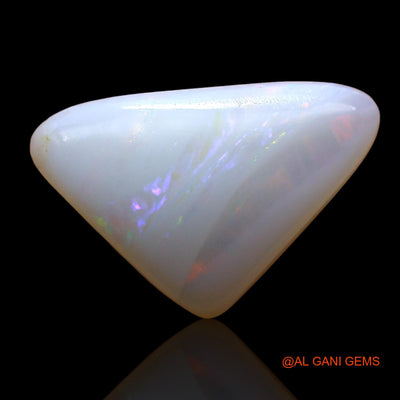 2.00 Cts Natural Australian Fire Opal Loose Gemstone Trillion Cabochon 15x10x3 mm AE-141