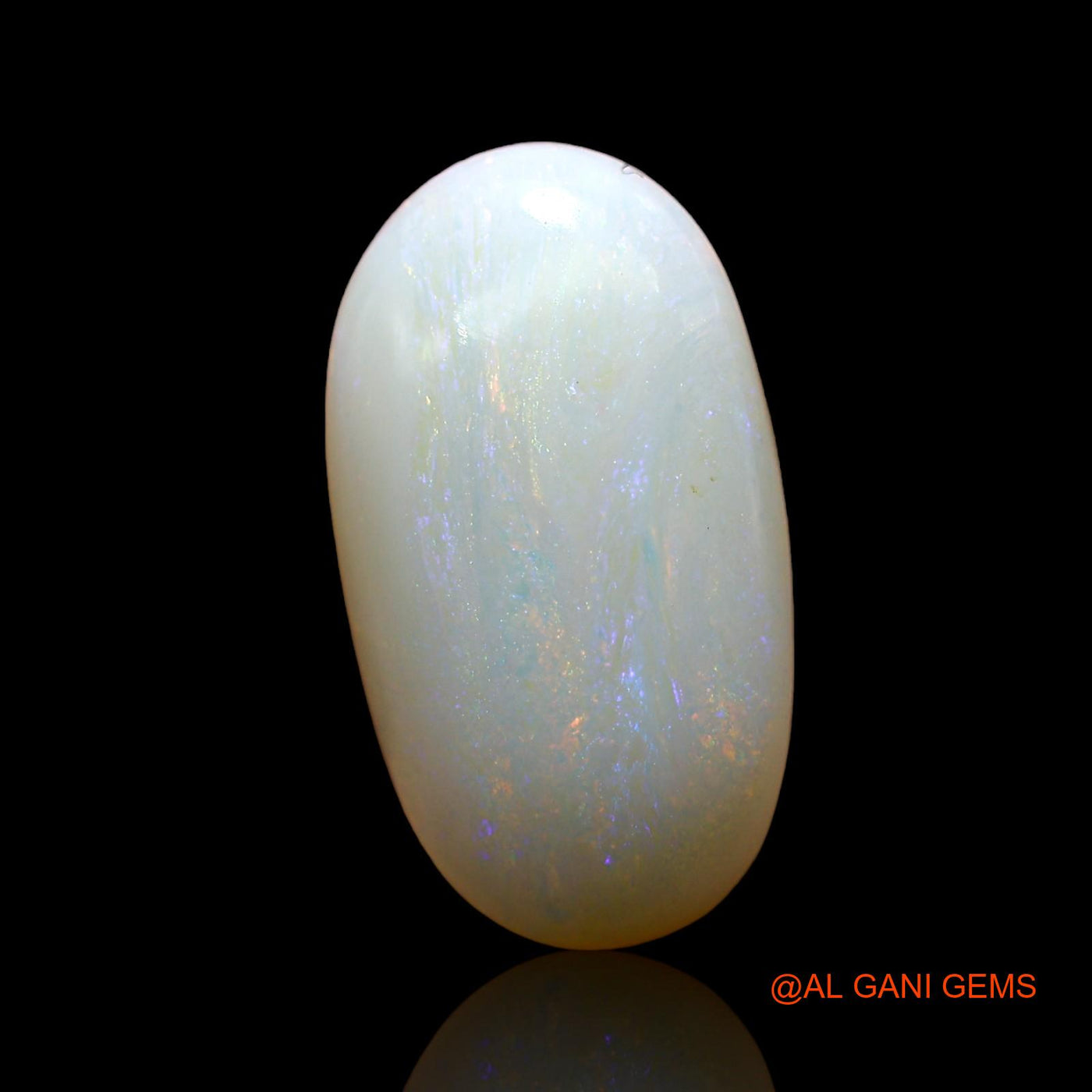 4.00 Cts Natural Australian Fire Opal Oval Cabochon Loose Gemstone For Jewelry 15x8x5 mm AE-142