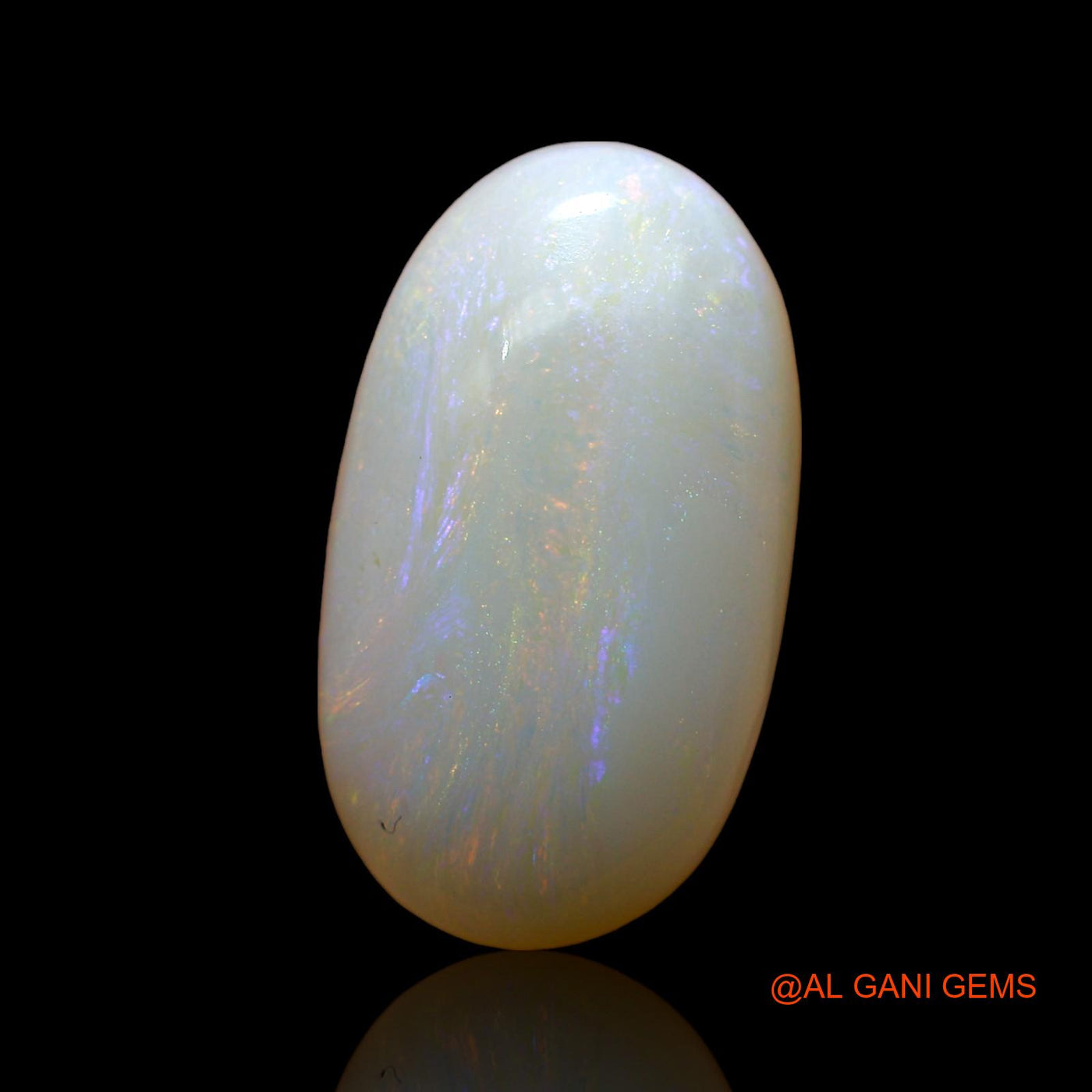 4.00 Cts Natural Australian Fire Opal Oval Cabochon Loose Gemstone For Jewelry 15x8x5 mm AE-142