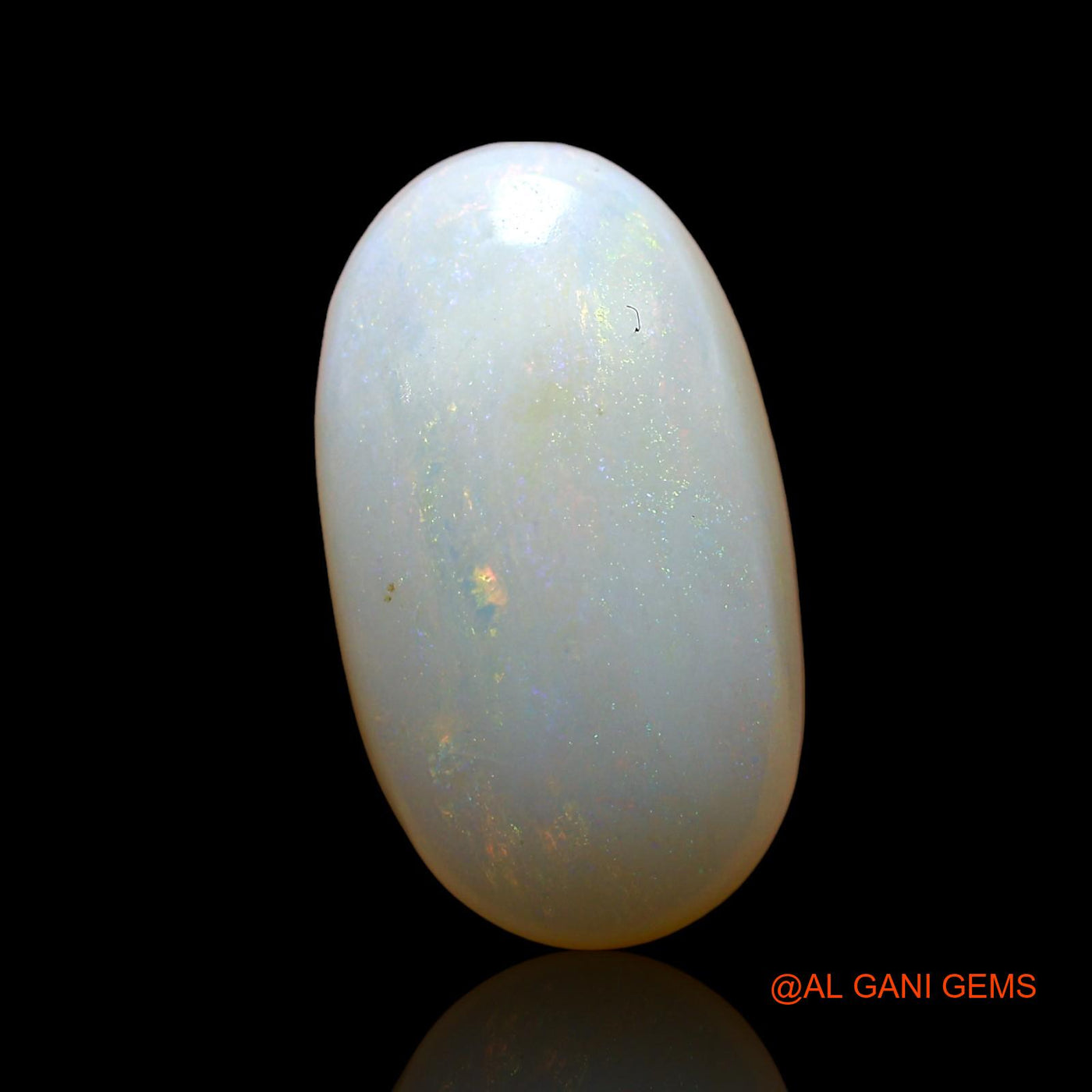 4.00 Cts Natural Australian Fire Opal Oval Cabochon Loose Gemstone For Jewelry 15x8x5 mm AE-142