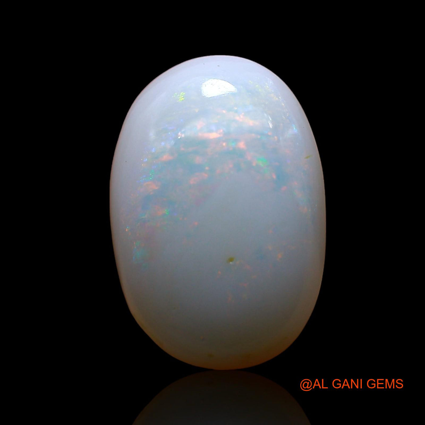 4.00 Cts Natural Australian Fire Opal Loose Gemstone Oval Cabochon 14x9x5 mm AE-143