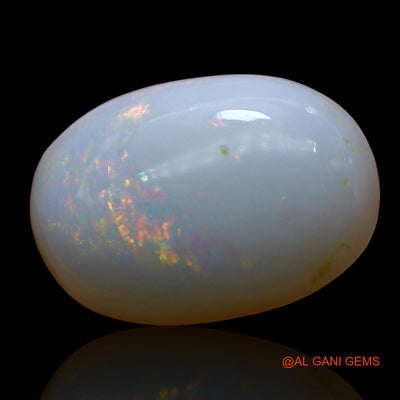 4.00 Cts Natural Australian Fire Opal Loose Gemstone Oval Cabochon 14x9x5 mm AE-143