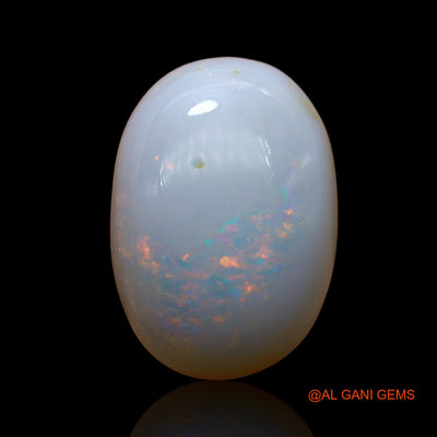 4.00 Cts Natural Australian Fire Opal Loose Gemstone Oval Cabochon 14x9x5 mm AE-143