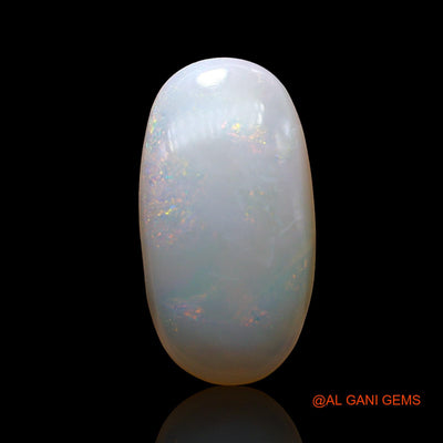 Natural Fire Opal Gemstone 2.00 Cts Loose Oval Cabochon From Australia 15x8x3 mm AE-144