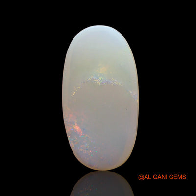 Natural Fire Opal Gemstone 2.00 Cts Loose Oval Cabochon From Australia 15x8x3 mm AE-144